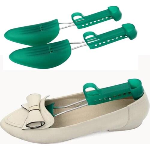 Adjustable Shoe Tree Stretcher Plastic Keep Shape With Tension Spring Coil Adjustable Man Women Boot Shaper Rack Expander Trees
