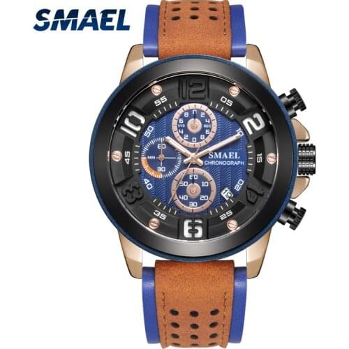 SMAEL New business watch men Automatic Date and Luminous pointer clock Male waterproof SL-9083watch top brand relogio masculino