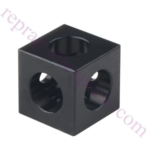 5pcs Openbuilds Cube Corner Connector Bracket Three Way Cube Adjustable Wheel Block Fit 20mm Profile extrusion 3D Printer Parts