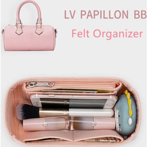 For PAPILLON BB Handbag Felt Cloth Insert Bag Organizer Makeup Handbag Organizer Travel Inner Purse Portable Cosmetic Bags