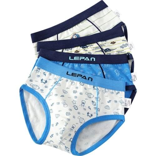 Summer Cotton Boys Brief Underwear Kids Shorts Underpanties for 3 4 6 8 10 12 14 Years Old Boys Clothes OKU203031