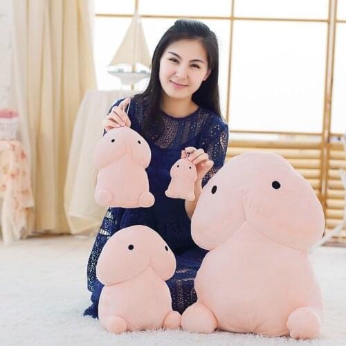10/20/30/50cm Funny Penis Plush Doll Toys Soft Stuffed Simulation Penis Plush Pillow Toy Cute Sexy Toy Gift For Girlfriend