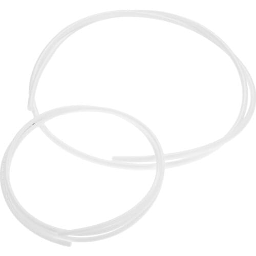 1Pc 1/4'' 3/8" PE Pipe 2m 6.56ft White Flexible Plumbing Hose Fitting Connector for Reverse Osmosis Water Filter System Aquarium