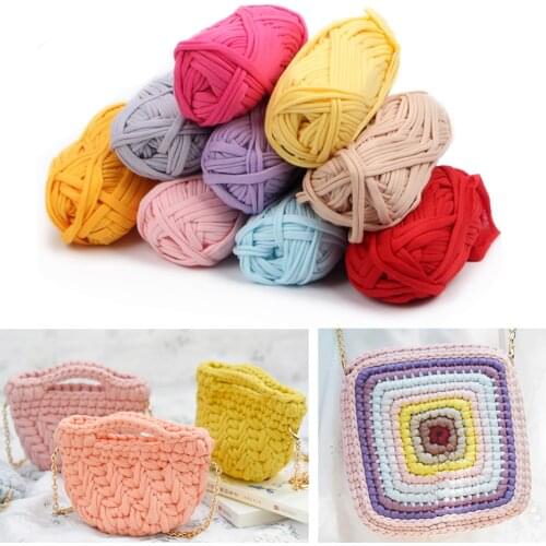 100g Super Soft Thick Chunky T Shirt Yarn for Knitting Blanket Carpet Handbag Crochet Cloth Yarn Thick Yarn