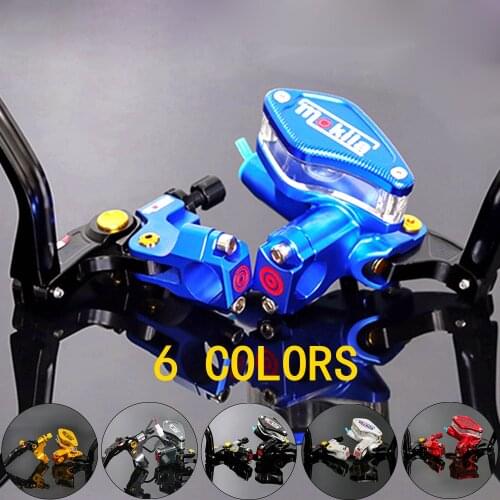 12.7RCS 7/8'' 22mm Motorcycle CNC Integrated Hydraulic Master Cylinder Foldable Brake Pump Cable Clutch Handle For Yamaha Honda