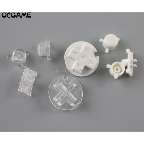 2sets Good quality 10 colors A B Buttons Keypads for Gameboy Pocket GBP On Off Power Buttons D Pads Power Buttons