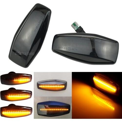 2pcs For Hyundai Flowing Water Indicator LED Side Marker Turn Signal Light For Elantra Getz Sonata XG Terracan Tucson i10 Coupe