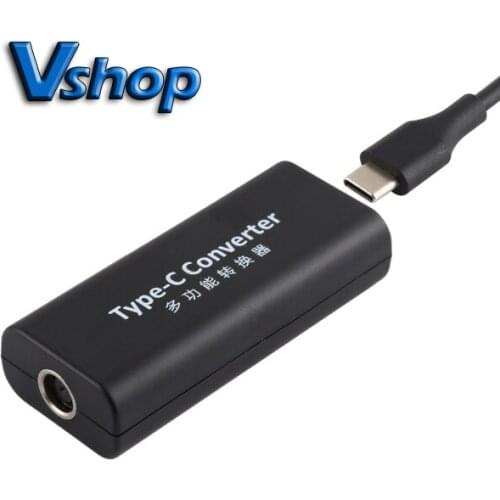 DC 7.4 x 0.6mm Power Jack Female to USB-C / Type-C Female Power Connector Adapter with 15cm USB-C / Type C Cable