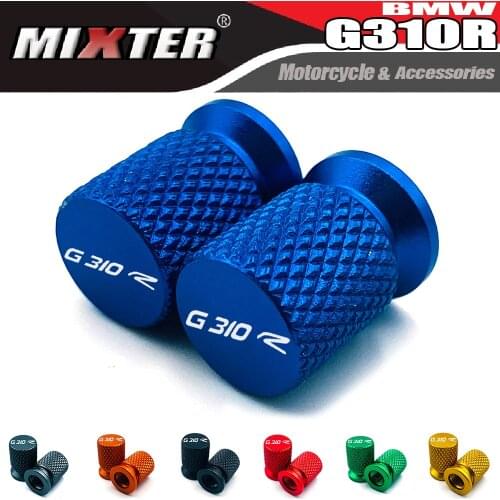 Motorcycle Accessories CNC Tire Valve Air Port Stem Cover Cap Plug Fit For BMW G310R 2016 2017 2018 2019 2020 2021 G310-R G310 R