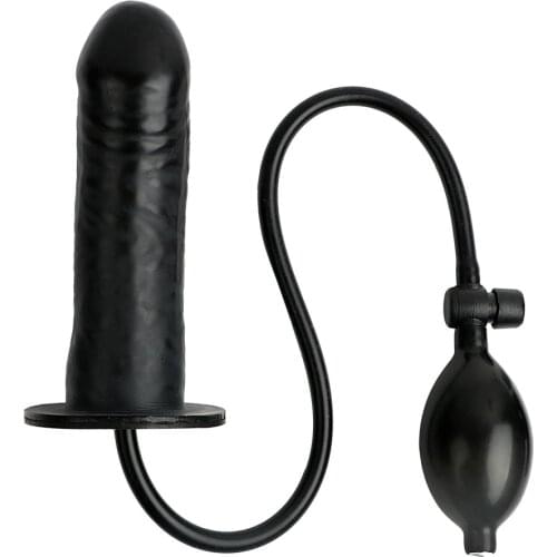 Anal Plug Fake Penis Huge Dildo with Pump Inflatable Sex Toys for Women Adult Product