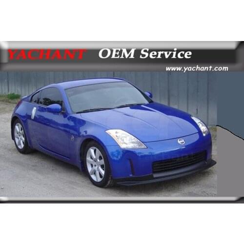 Car-Styling Auto Accessories FRP Fiber Glass Front Bumper Lip Splitter Fit For 2002-2005 350Z Z33 NI Style Front Lip
