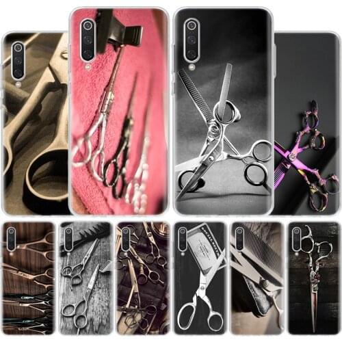 Hair Stylist Scissors Brush Cover Phone Case For Xiaomi Note 10 Mi 11 9 8 CC9 5X 6X 9T 10T A3 Poco X3 NFC F1 Pro Lite + Coque A1