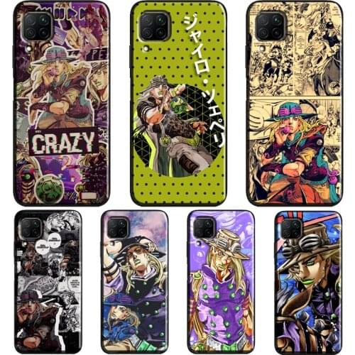 Gyro Zeppeli JoJos Bizarre Case For Huawei P30 Lite P20 P40 Pro Mate 20 P Smart 2021 2019 Nova 5T Honor 9X 8X 10i 8A