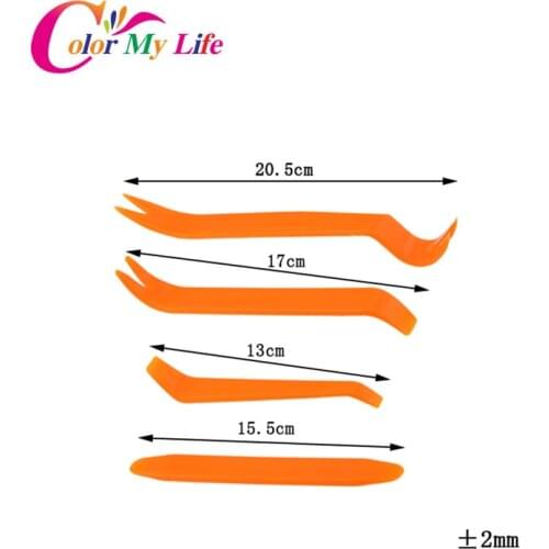 Car Styling Car Radio Disassembly Tool 4PCS/Set for Opel Astra J Volvo Xc60 for Bmw E92 Ford Focus MK2 Mk3 4 Peugeot 406 Vectra