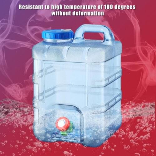 Hot 10L Beverage Water Container Dispenser With Faucet Portable Drinking Water Bucket For Auto Car Camping Hiking Dropshipping