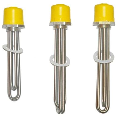 DN32(1-1/4") Water Heater Heating Element, 220V, 304 Stainless Steel Boiler Management Water Tank , 2KW/3KW/4KW