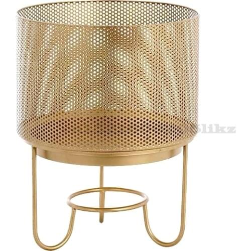 Stand for Flowers Nordic Metal Hollow Flower Pot Rack Living Room Green Dill Plant Balcony Decoration Simple Metal Shelf