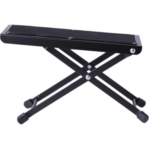 Guitar Footstool Footrest Rest Acoustic Electric Guitar Stand Rest Portable Metal Practical Utility For Classical Folk Guitar