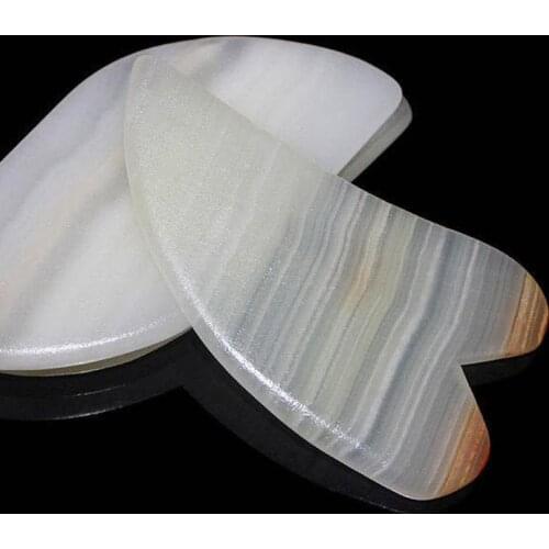 Natural Jade Gouache Scraper Face Lift Massager for Face Gua Sha Board Skin Face Relax Sliming Beauty Eye Neck Thin Lift