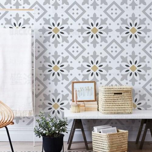 40 50 cm Stencil For Walls Large Decoration Damask Template Reusable Decor Furniture Retro Paint Big Floor Tiles Vintage S016