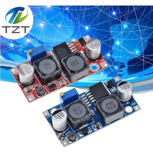 TZT DC-DC Auto Boost Buck adjustable step down Converter XL6009 Module Solar Voltage