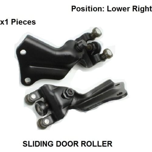 X1 PIECE FOR FORD TRANSIT (1985-2000) LOWER RIGHT SLIDING SIDE DOOR ROLLER GUIDE NEW