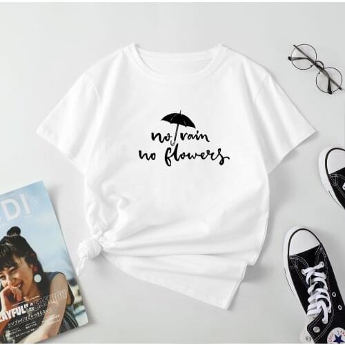 2021 Summer Womens Fresh Casual T-Shirt Little Girl Design Short Sleeve Top