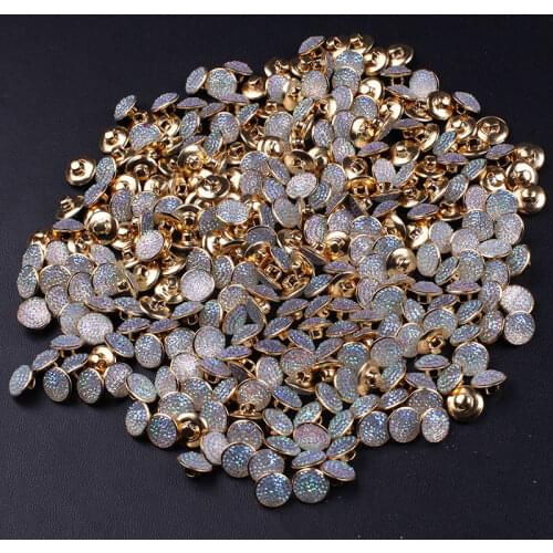 ZOTOONE Beautiful Rhinestone Metal Button for Coat Scrapbooking Sewing Garment Supplies Clothing Accessories DIY Crafts A