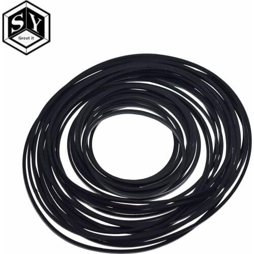 1pack Mix Cassette Tape Replacement Rubber CD DVD Cassette Tape Recorder Turntable Strap Belt For CD-ROM Video Machines 1*1mm