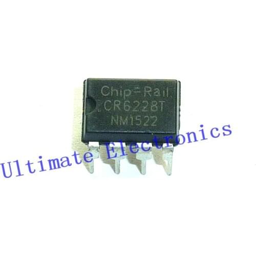 100pcs/lot CR6228 CR6228T DIP8 Current Mode PWM Power Switch DIP-8