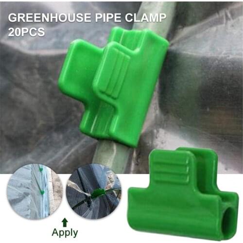 20Pcs Shelters Nursery Fixing Film Clip Greenhouse Clamp Garden Supplies Buckle Plant Rattan And Rainy Skid Fixed To The Clip
