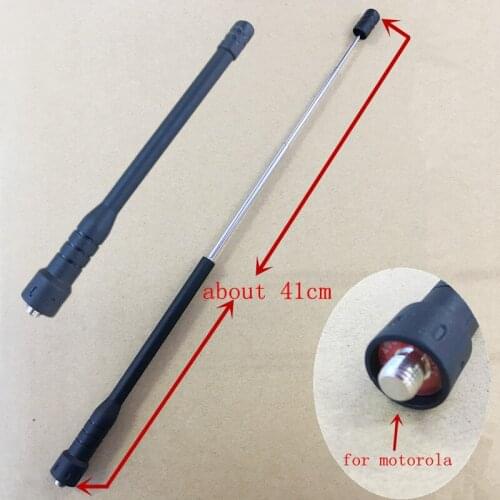 Telescope High Gain UHF 400-470mhz antenna for motorola gp328,gp338,ep450,gp340,gp388,gp344,cp040,gp88s,a8 etc walkie talkie