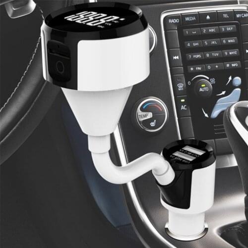 Car Handsfree Dual USB Charger FM Transmitter MP3 Player LCD