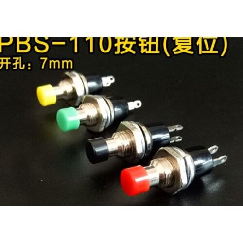 Free shipping 200PCS Mini Push Button (COLOR: BLUE)