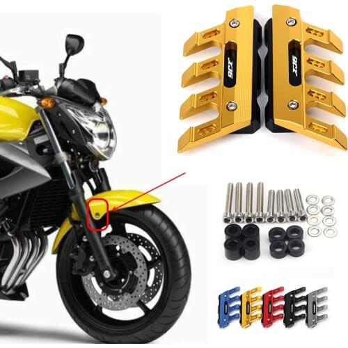 For YAMAHA xj6 Motorcycle Mudguard Side Protection Mount Shock Absorber Front Fender Cover Anti-fall Slider