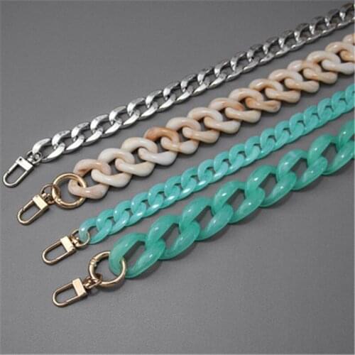 Womens fashion one shoulder cross bag accessories resin chain hand chain resin chain acrylic resin chain fashion hot style