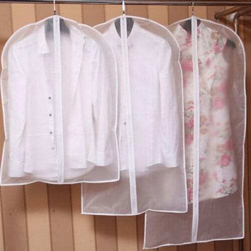 Limit 100 1Pcs Clothes Dust Cover Home Storage Bag for Garment Suit Dress Clothes Coat Pouch Case Container Organizer Storage