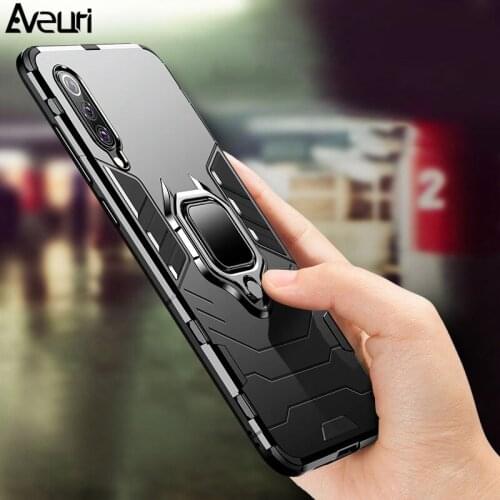 Finger Ring Holder Cover Phone Case For Xiaomi Mi 8 9 SE 9T CC9 A1 A2 A3 Lite Redmi 7 7A 5 Plus K20 Note 7 4 4X 5 6 8 Pro Coque