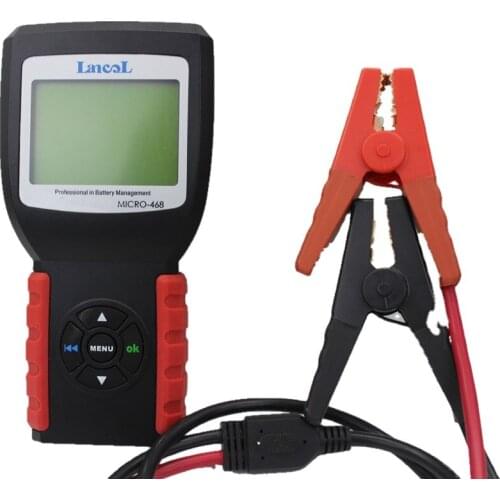 Digital battery tester Micro-468 12v battery capacity load analyzer SOC SOH CCA