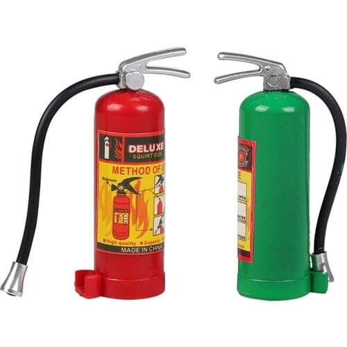 Decoration Miniature Fire Extinguisher for 1/8 1/10 Axial SCX10 90046 TRX4 G63 Defender D90 RC Car Accessories Parts