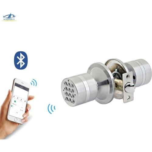 Password Remote Control Phone APP Home Security Mini Metal Smart Locks Wireless Bluetooth Electronic Door Lock
