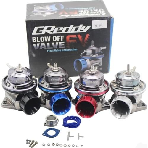 Racing Turbochar Car GReddi FV BOV Aluminium Float Valve Blow Off Floating Valve 3 Colors Available Universial Car Accessiores