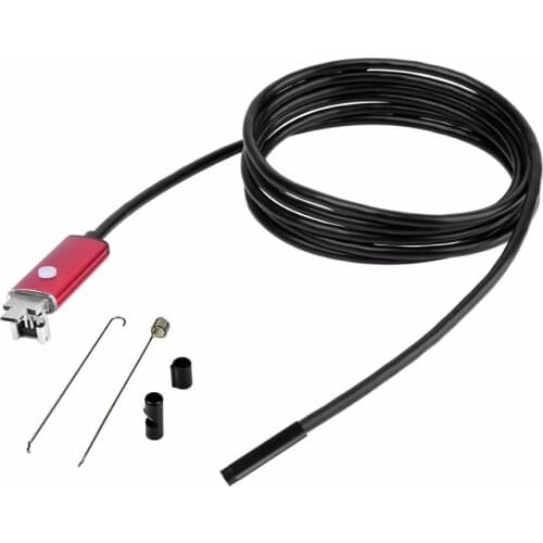 HD 720P 2 In1 Android USB Endoscope Camera 8mm Lens Flexible Snake USB Pipe Inspection Android Phone OTG USB Borescope Camera