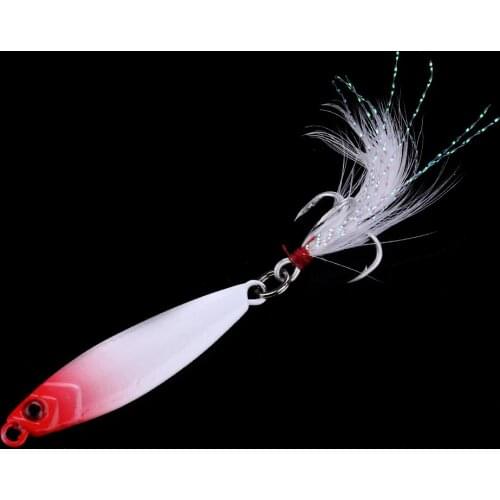 HENGJIA 1pcs Isca Artificial 10g/15g/20g Metal Lead Fishing Lures Wobbler Jig Pesca Fishing Tackles