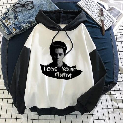 The Vampire Diaries Print Harajuku Hip Hop Streetwear Hoodies Sweatshirt Plus Size 2021 Winter Hoodie Clothes Femme Streetwear