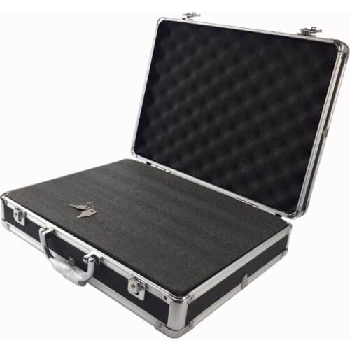 Tool case Multi-function Aluminum Alloy Tool Box Suitcase File box Impact resistant safety Instrument box with foam lining