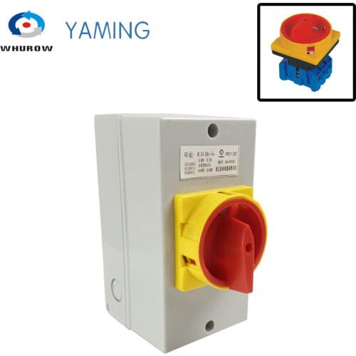 YMD11-32A 440v with box Load break rotary cam changeover switch manual isolating switch air-conditoning system and pump system