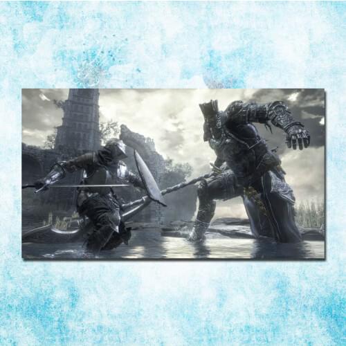 Dark Souls Hot Game Art Silk Poster Canvas Print 13x24 24x43 Inch-004
