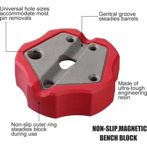 Universal Gunsmithing Bench Block Handgun Pistol 1911 Non-Slip Non-Marring
