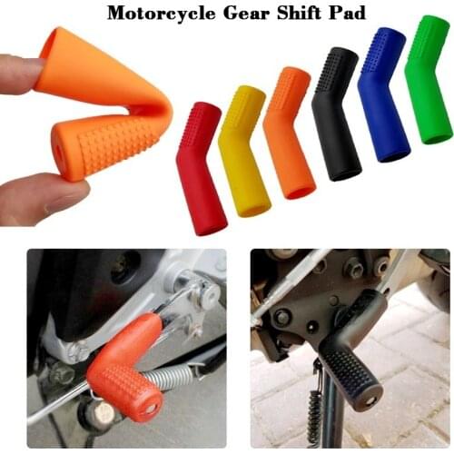 Universal 6 color Motorcycle shift lever protective cover gear shifter shoe protector case For Motocross with gears Accessories